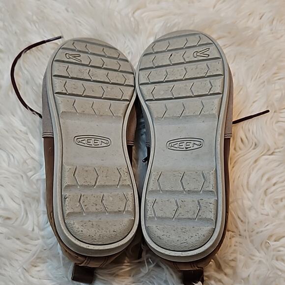 Keen Lower East Side Tan and Brown Lace Up Sneakers - Picture 8 of 8